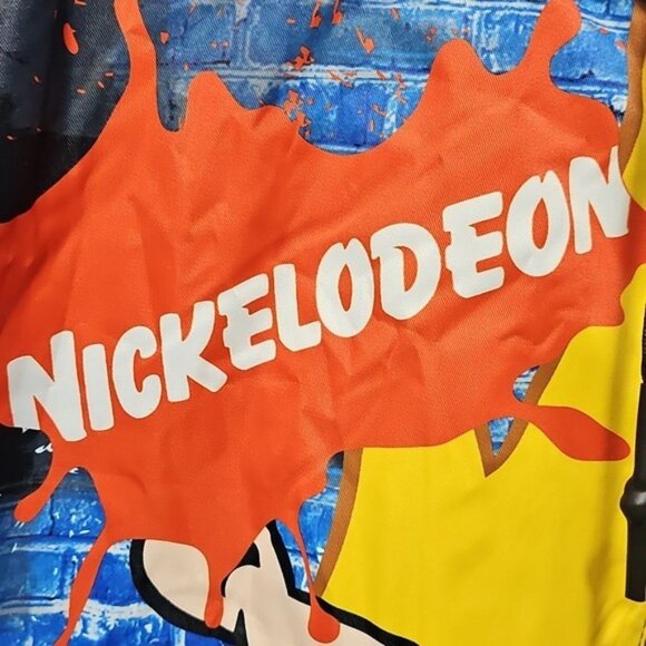 Members Only x Nickelodeon Hey Arnold Cartoon Graphic Jacket Small NWT - Picture 3 of 6
